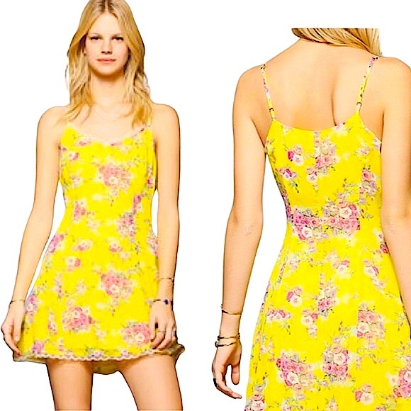 Lucca Couture Dresses & Skirts - Lucca Couture Floral Slip Dress